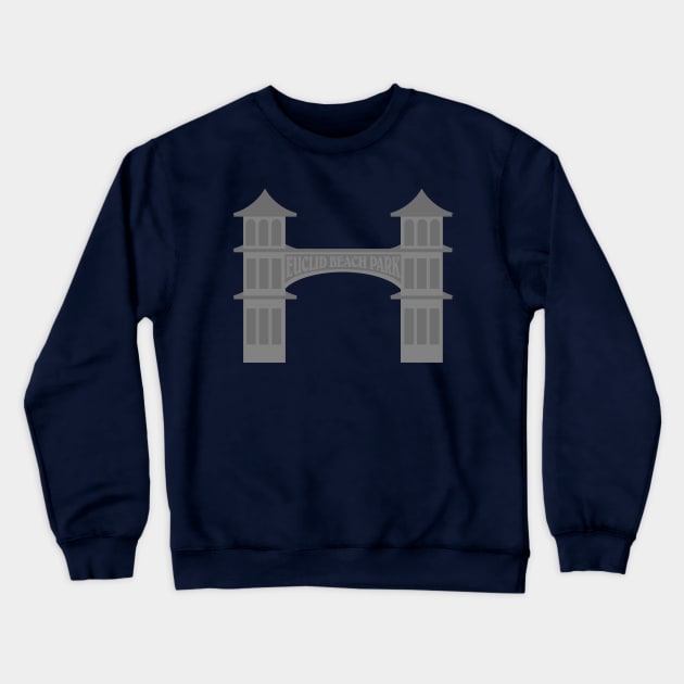 Euclid Beach Arch Crewneck Sweatshirt by carcinojen